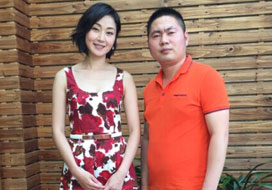 广州赢咖与明星合影