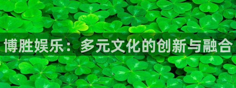 赢咖平台怎么注册：博胜娱乐：多元文化的创新与融合